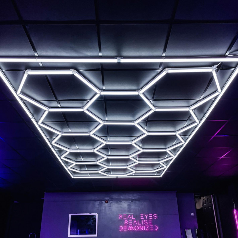 Hex grid on sale led lighting